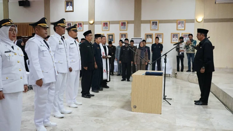 293 Pejabat Pemkab Sukabumi Jalani Proses Pelantikan 293 Pejabat Pemkab Sukabumi Jalani Proses Pelantikan