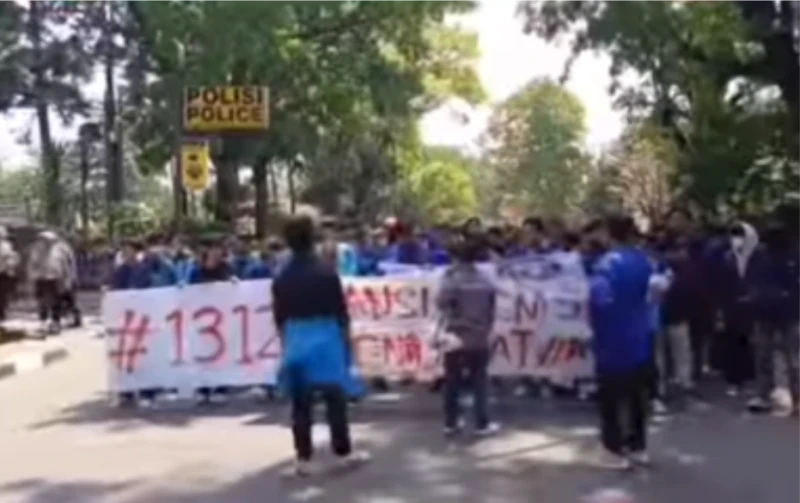 Aksi Mahasiswa di Subang Berjalan Damai, Polisi Amankan 43 Terduga Provokator
