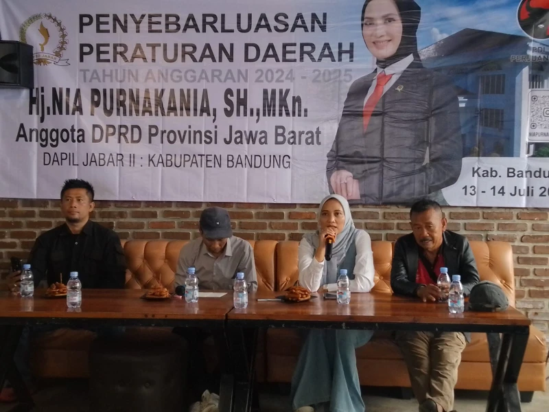 Anggota DPRD Jabar Nia Purnakania Ajak Masyarakat Kawal Perda No.5 Tahun 2017 Anggota DPRD Jabar Nia Purnakania Ajak Masyarakat Kawal Perda No.5 Tahun 2017