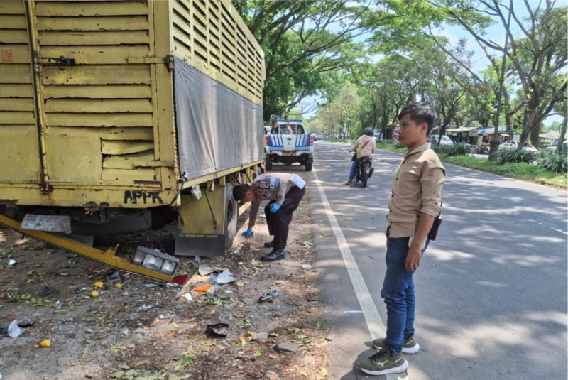 Brak!! Perempuan Paruhbaya di Kab.Sukabumi Meninggal Dunia Usai Menabrak Colt Diesel Parkir Brak!! Perempuan Paruhbaya di Kab.Sukabumi Meninggal Dunia Usai Menabrak Colt Diesel Parkir