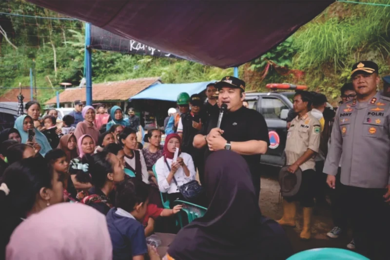 Bupati Subang Intruksikan Kades - Camat di Wilayah Rawan Bencana Siaga Penuh