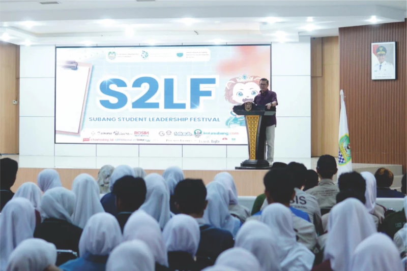 Di Tengah Para Pengurus OSIS, Wakil Bupati Subang Sulut Optimisme Tumbuh Menjadi Pemimpin di Masa Depan
