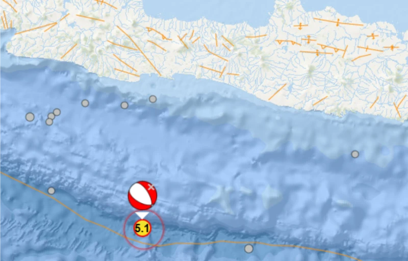 Gempa di Laut Pangandaran Tak Berpotensi Tsunami Gempa di Laut Pangandaran Tak Berpotensi Tsunami