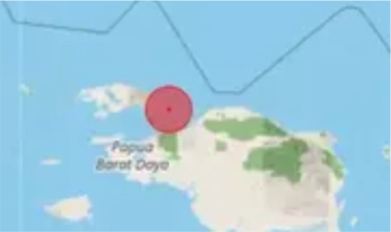 Gempa M 6.0 Guncang Sorong, Papua Barat
