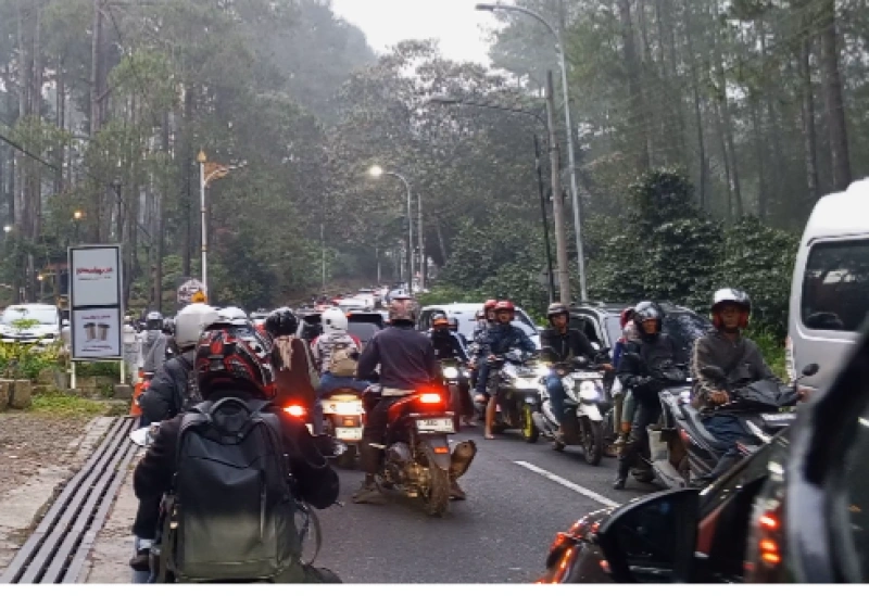 H +4 Sejumlah Ruas Jalan di Bandung Alami Kepadatan