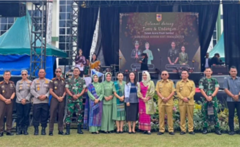 Kapolresta Simalungun Hadir di Acara Lepas Sambut Dandim 0207/Simalungun