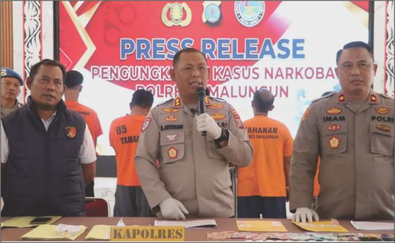 Kasus Narkoba di Simalungun Meningkat tapi Barang Bukti Menurun