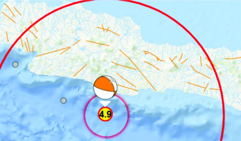 Laut Pangandaran Diguncang Gempa Laut Pangandaran Diguncang Gempa