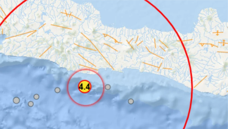 Laut Pangandaran Diguncang Gempa Laut Pangandaran Diguncang Gempa