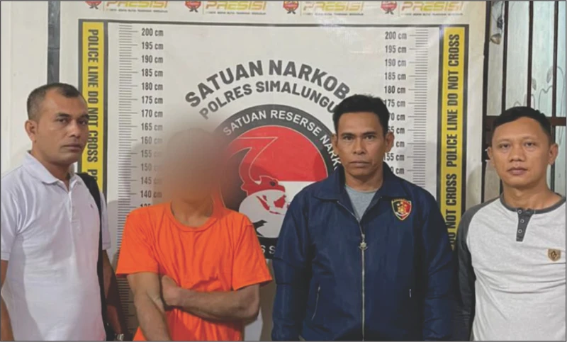 Nyambi Jualan Sabu, Petani di Simalungun Ditangkap Polisi