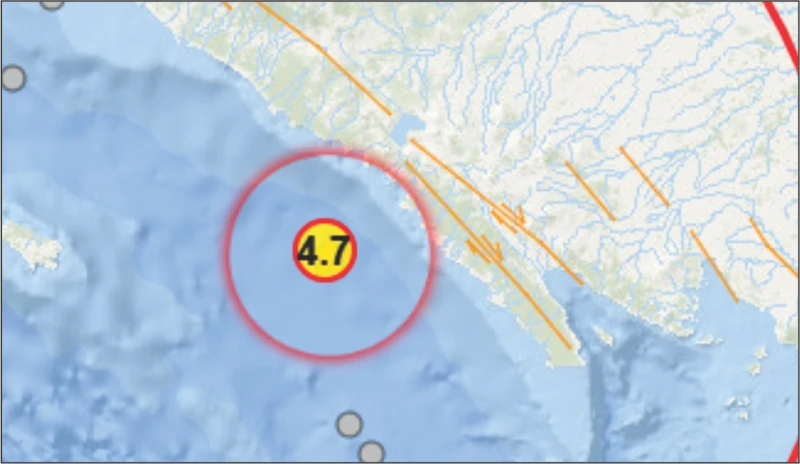 Pagi tadi Lampung Diguncang Gempa M 4,7