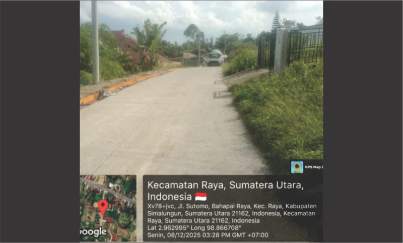 Pembangunan Jalan di Martir Hapoltakan Sondi Raya, 'Bak Proyek Siluman'
