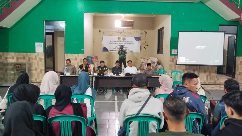 Pemdes Laksana, Kab.Bandung Gelar Pelatihan Jualan Online Pakaian Bayi
