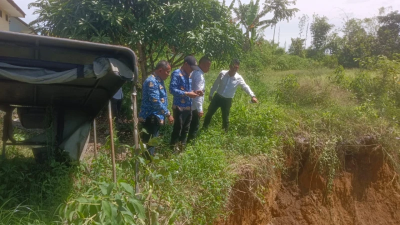 Pemkab Simalungun Siap Bangun TPT di Lahan Mapolsek Pematang Raya