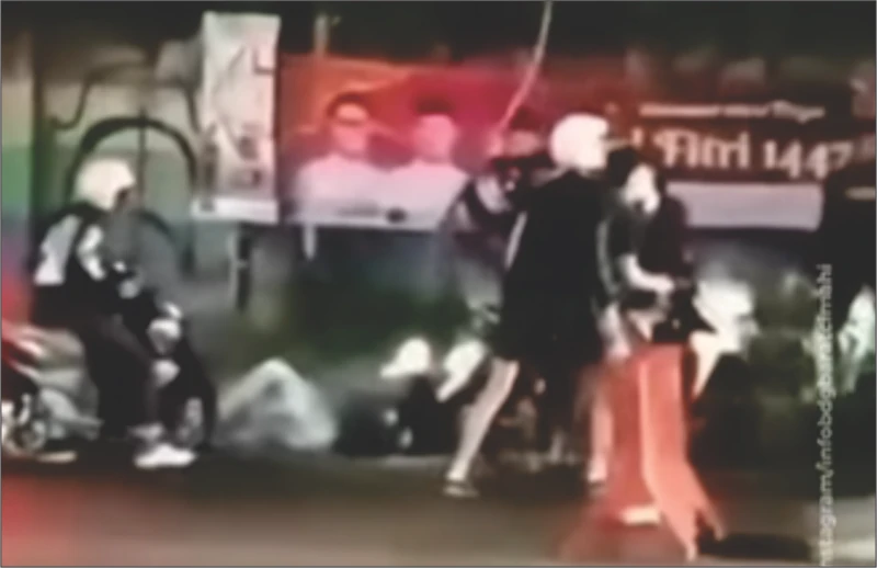 Pengendara Motor di Cimahi jadi Sasaran Brutal Begal Bermotor
