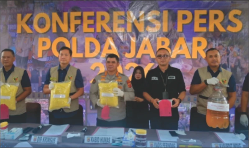 Polda Jabar Bongkar Kasus Pangan Berbahaya di Garut dan Sumedang