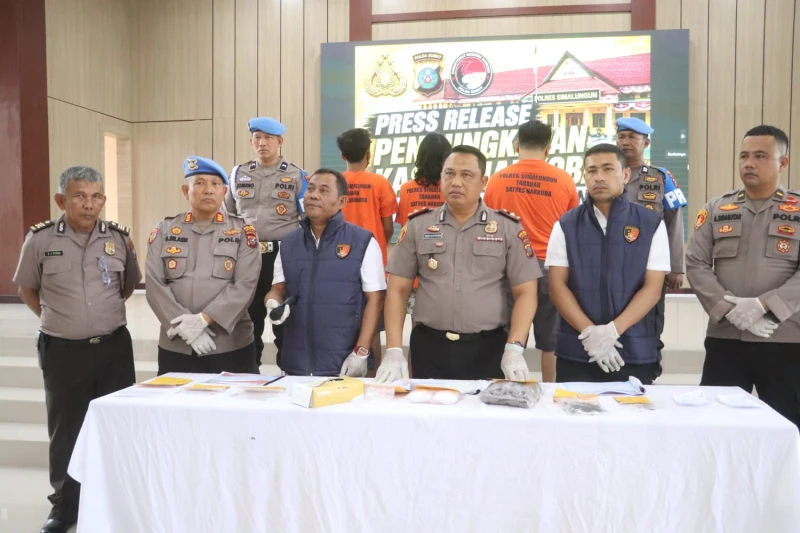 Polres Simalungun Ungkap 11 Kasus Narkotika dalam Sepekan