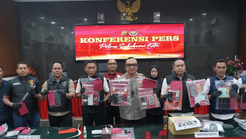 Polres Sukabumi Kota Berhasil Ungkap 18 Kasus Sepanjang Januari - Februari