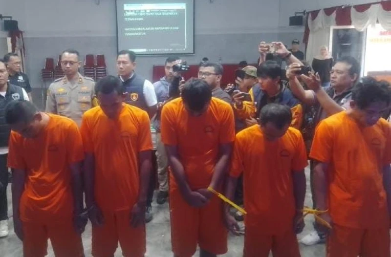 Polres Sukabumi Kota Bongkar Jaringan Curanmor