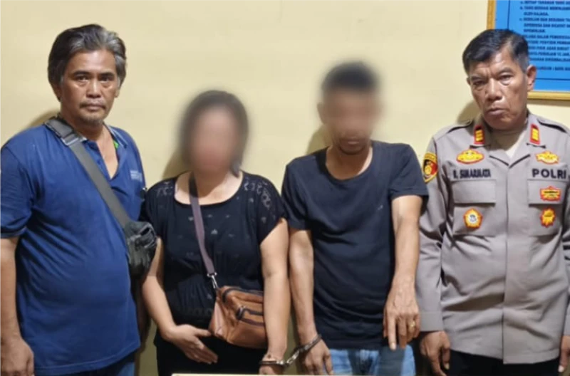 Polseķ Bangun, Polres Simalungun Ringkus Sepasang Pengedar Narkoba di Sebuah Lapo