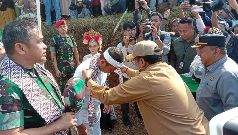 Ratusan Hektare Sawah di Pangumbahan, Kab.Sukabumi Tahun ini Tak Harus Menunggu Hujan