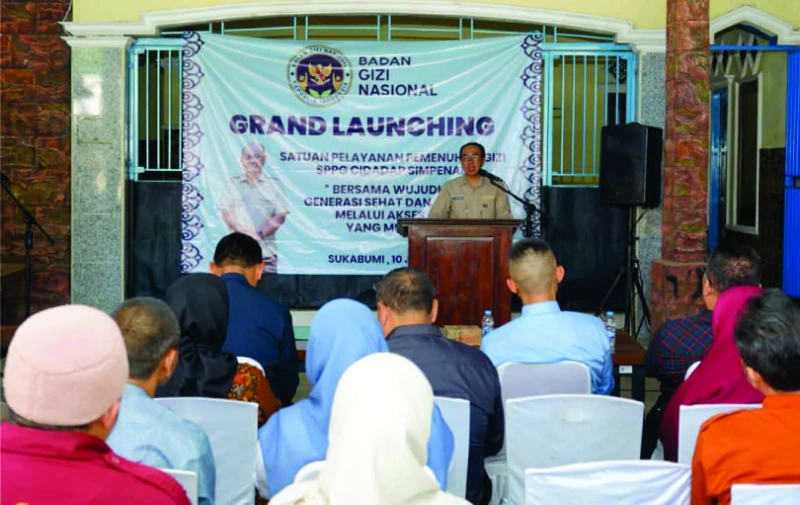Realisasi Program MBG, Sekda Sukabumi Resmikan SPPG Cidadap Realisasi Program MBG, Sekda Sukabumi Resmikan SPPG Cidadap