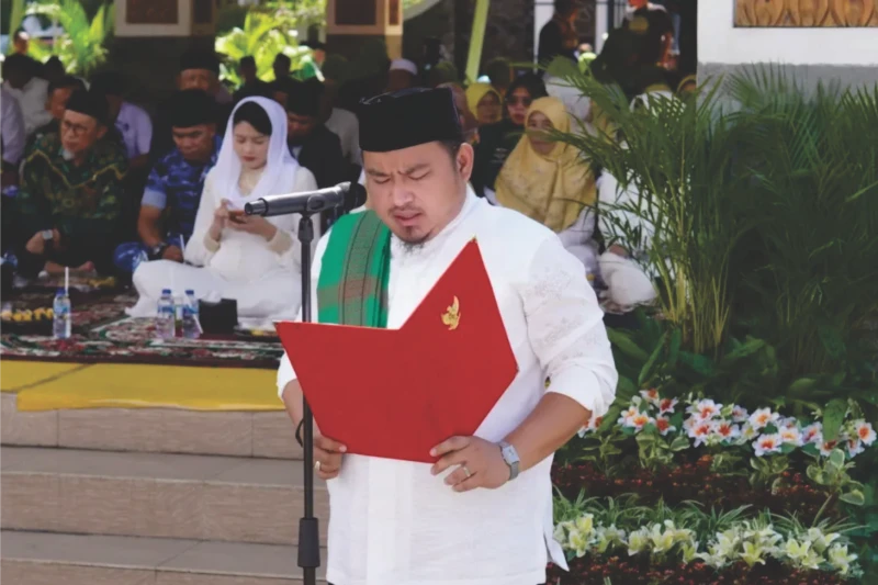 Reynaldy Putra Andita Dinobatkan Sebagai Panglima Santri Kabupaten Subang