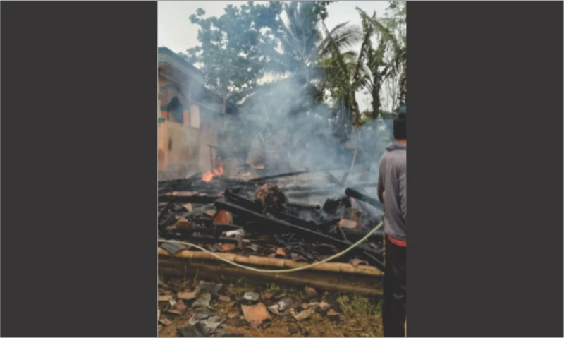 Rumah Panggung di Sukabumi Ludes Terbakar, Satu Orang Tewas Terpanggang