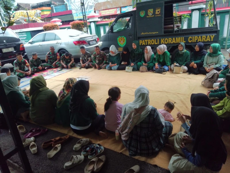 Sambut Ramadhan, Koramil 2408/Ciparay Gelar Munggahan Bersama Warga