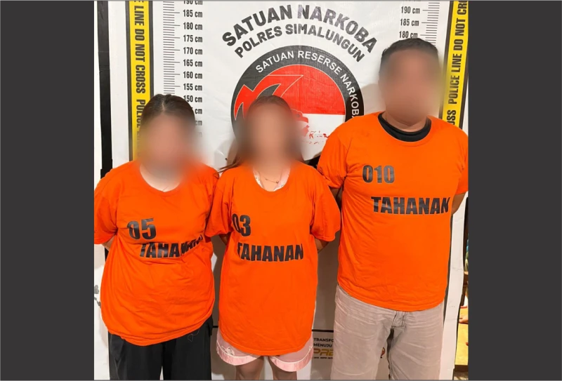 Sat Narkoba Polres Simalungun Bekuk Tiga Pengedar Ekstasi Asal Asahan