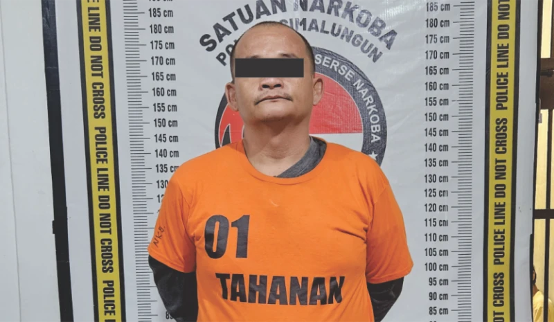 Sat Narkoba Polres Simalungun Tangkap Pengedar Sabu di Kebun Sawit