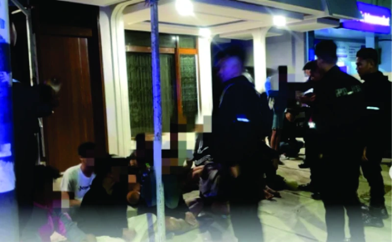 Sat Sabhara Polres Garut Amankan 15 Pemuda yang Sedang Balap Lari