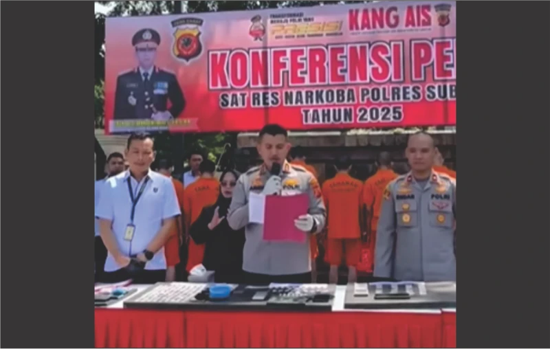 Satres Narkoba Polres Subang Rilis Hasil Pengungkapan Kasus Sepanjang Februari - Maret 2025. Jumlahnya Mencengangkan Satres Narkoba Polres Subang Rilis Hasil Pengungkapan Kasus Sepanjang Februari - Maret 2025. Jumlahnya Mencengangkan