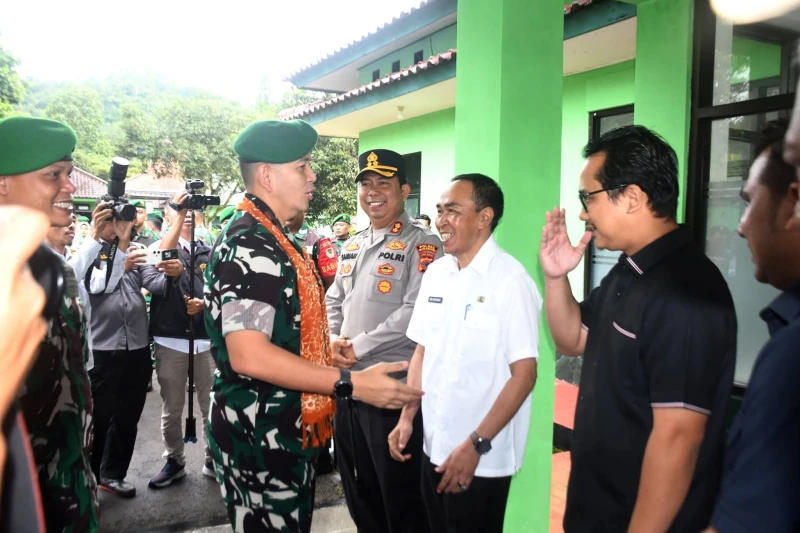 Sekda Kab.Sukabumi Terima Kunjungan Kerja Danrem Suryakancana
