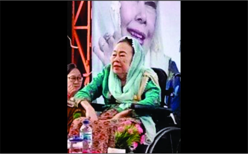 Shinta Nuriyah Abdurrahman Wahid Buka Bersama Ratusan Penyapu Koin di Subang