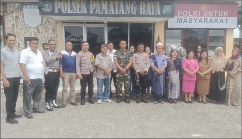 Suasana Haru Iringi Pisah Sambut Kapolsek Patang Raya