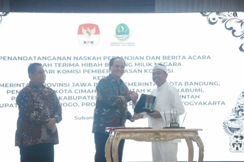 Subang jadi Tuan Rumah Penyerahan Hibah Barang Sitaan KPK