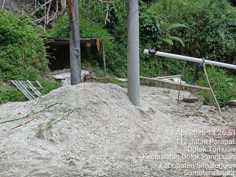 Tambang Pasir di Kec.Dolok, Simalungun Diselidiki Polisi