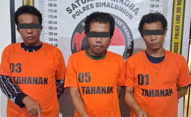 Terlibat Kasus Sabu, Tiga Petani di Simalungun Diringkus Polisi