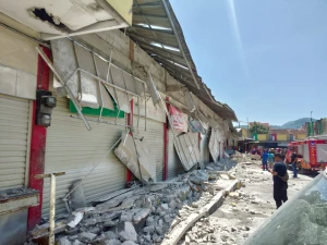 Belasan Ruko di Pasar Sehat Soreang Ambruk, 1 Orang Tewas Tertimpa Material Bangunan