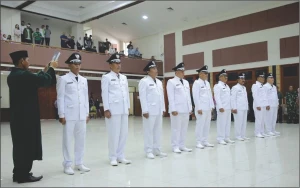 Bupati Bandung Lantik 9 Kades PAW, Tekankan Pelayanan dan Transfaransi Anggaran