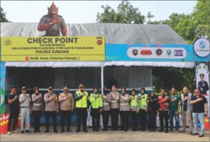 Cek Kesiapan Anggota, Kapolres Subang Susuri Jalur Pantura