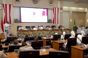 Di Rapat Paripurna HUT ke 155 Kab.Sukabumi, Bupati Asep Japar Soroti Program Prioritas yang telah Digulirkan