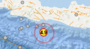 Gempa Bumi di Laut Cilacap, Dirasakan di Sejumlah Wilayah di Jabar