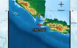 Gempa M 4,9 Guncang Sumur, Banten