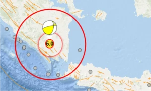Gempa M 5.0 Guncang Lampung Utara