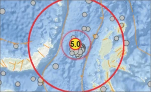 Gempa Masih Mengguncang Laut Maluku Utara, Pagi Tadi 5.0 Magnetudo Getarkan Ternate