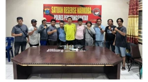 Intel Korem 022/Pantai Timur Tangkap Tiga Pengedar Sabu