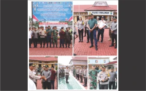 Kapolres Simalungun Pimpin Apel "Ketupat Toba 2026" Tanda Dimulainya Operasi Pengamanan Idul Fitri