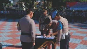 Kasat Lantas Polres Subang Diserahterimakan